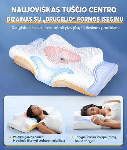 CozyRest® atminties putų kaklo pagalvė