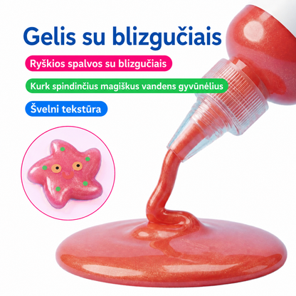 Magiški vandens gyvūnai – Jūros pasaulis (3+ metų vaikams)