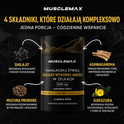 Żelki z shilajitem