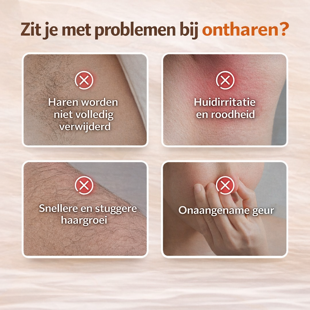 Universele aromatische ontharingscrème met een milde formule.