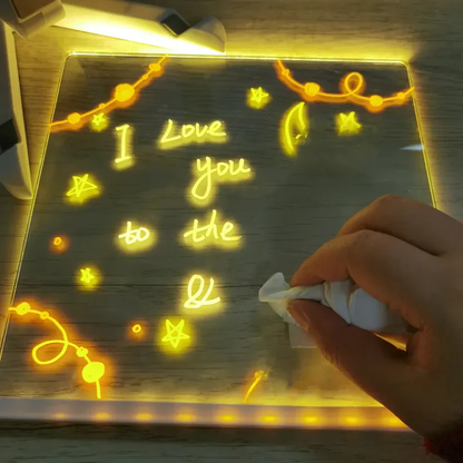 Šviečianti LED piešimo lenta