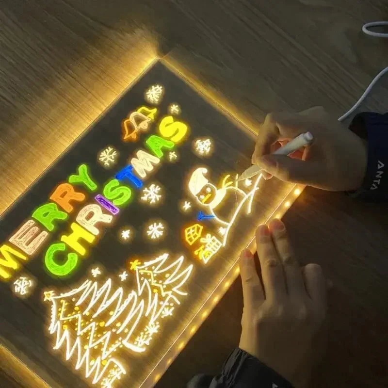 Šviečianti LED piešimo lenta