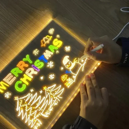 Šviečianti LED piešimo lenta