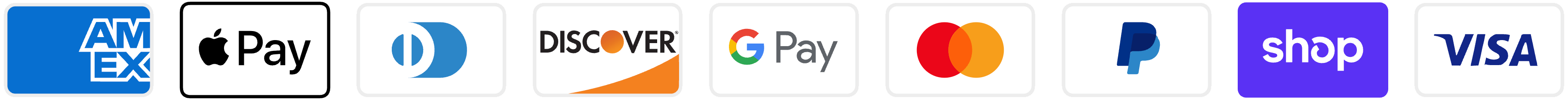 Accepted payment methods